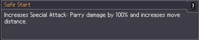 Dagger upgrade card for Safe Start
