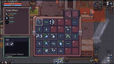 Inventory and combo panel