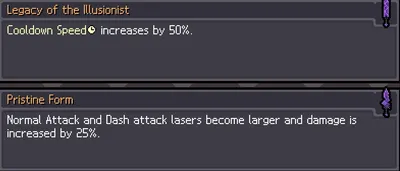 Greatsword upgrade cards for Legacy of the Illusionist and Pristine Form