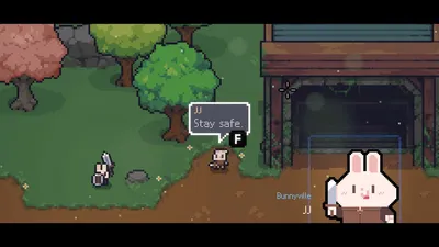 Story scene in Bunnyville
